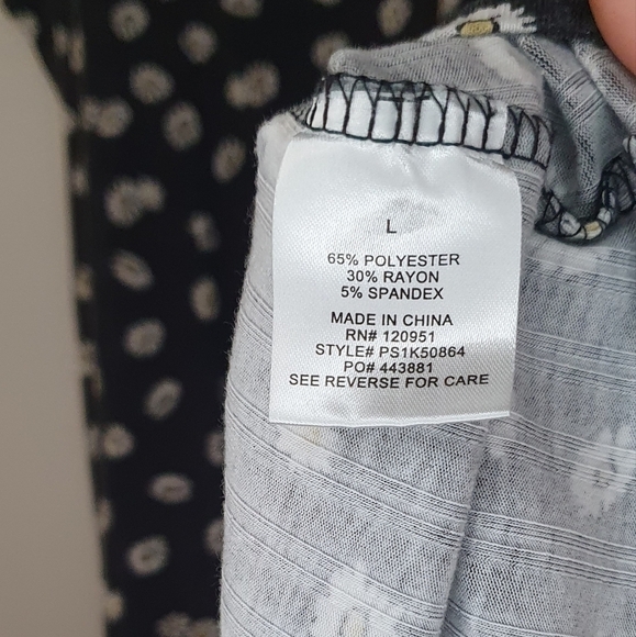 Pink Rose Dress Daisy print A-line pullover Spaghetti strap‎ Women's Size L - Picture 8 of 9